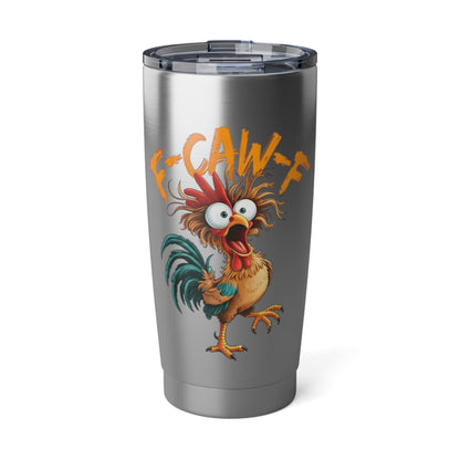 F-Caw-F Mug Gifts 20 oz Stainless Steel Insulated Coffee Cup Tumbler
